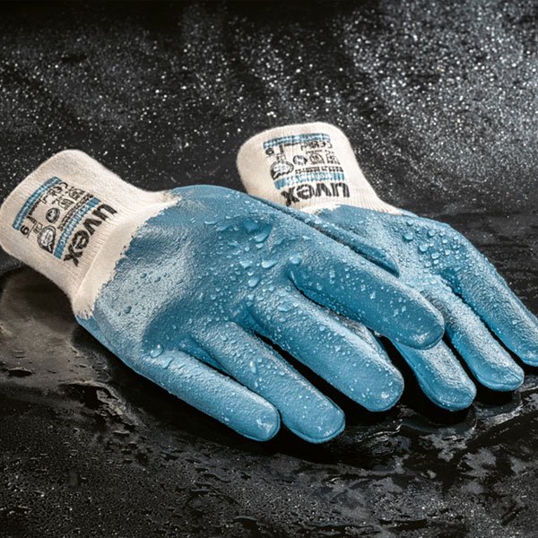 waterproof grip safety gloves: uvex profi pure HG