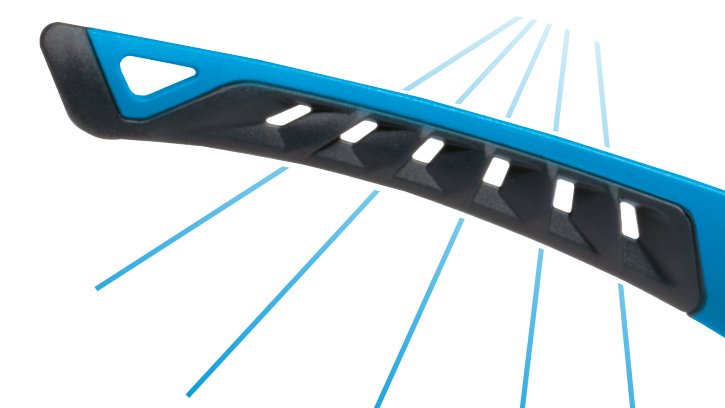 uvex pheos nxt grip structure guarantees a secure fit even during demanding work