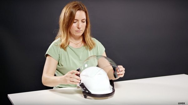 uvex vimox visor assembly how to video