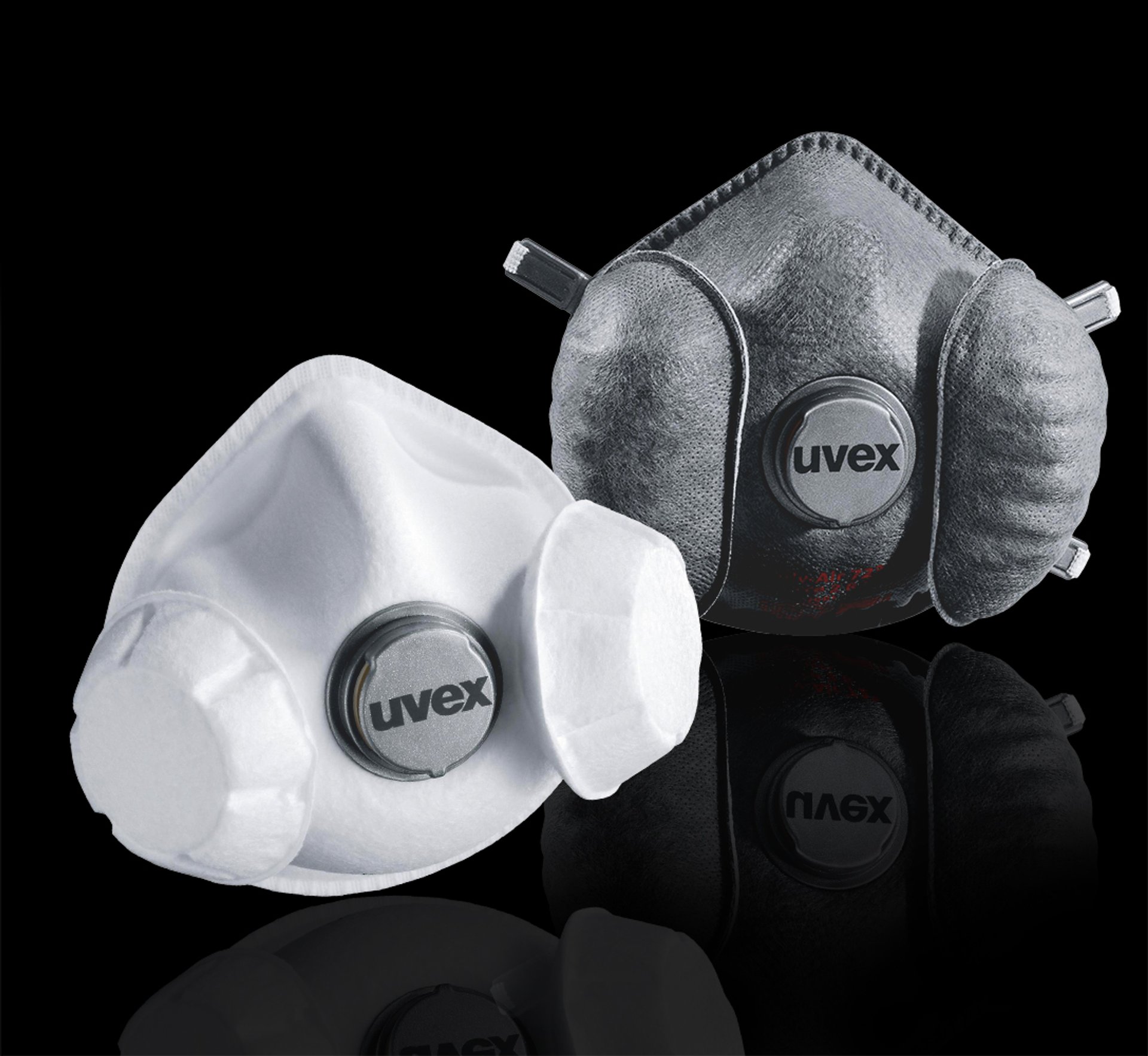 uvex respirators with inhalation valves