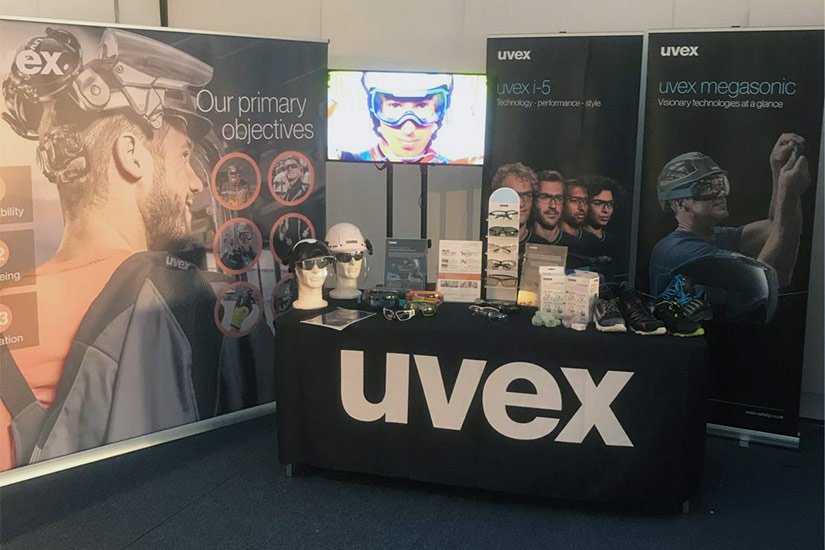 The uvex stand at the HSE UK Congress 2020