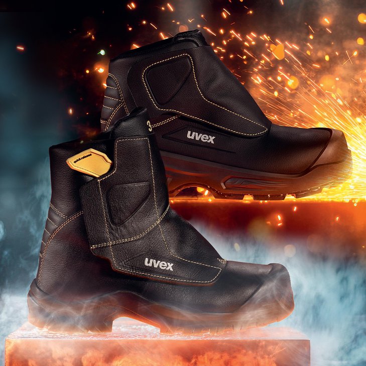 New: uvex 3 Macsole welder and uvex 3 foundry safety boots