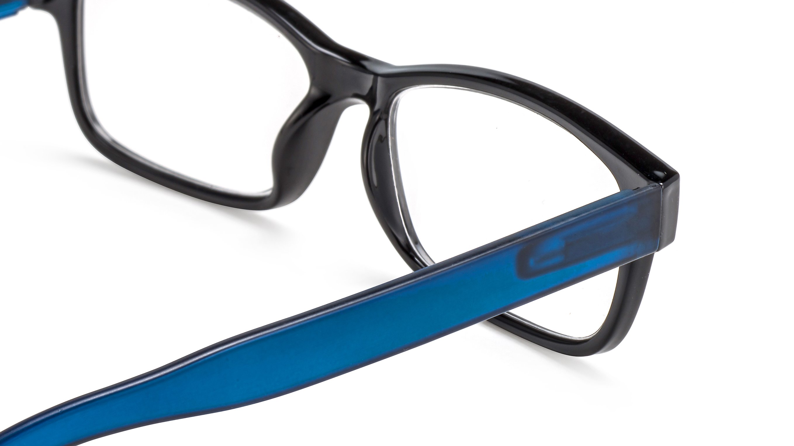 Detailansicht Lesebrille Oslo blau