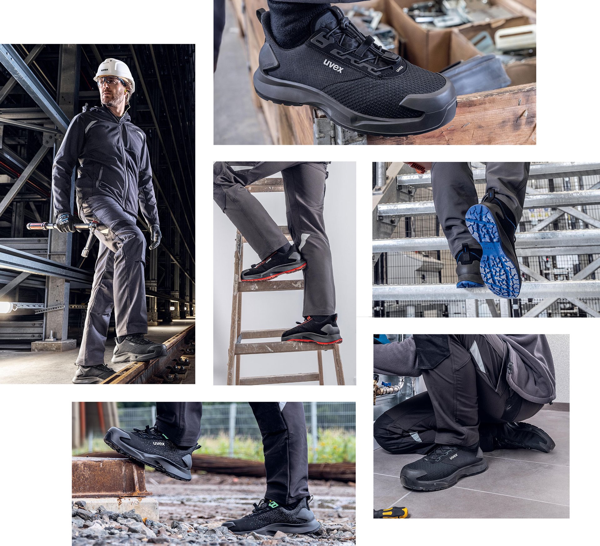 uvex 1 x-craft flexible and ergonomic work shoes and safety shoes