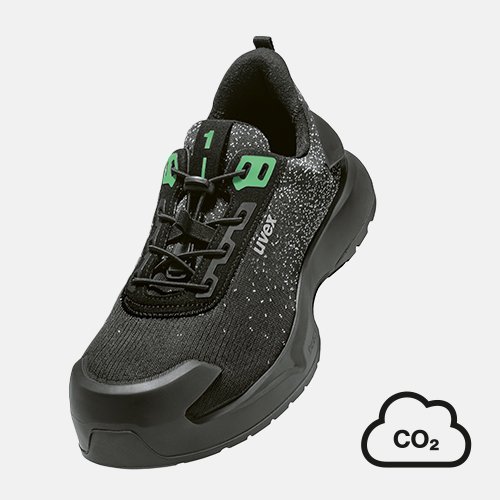 sustainable safety shoes uvex 1 x-craft planet