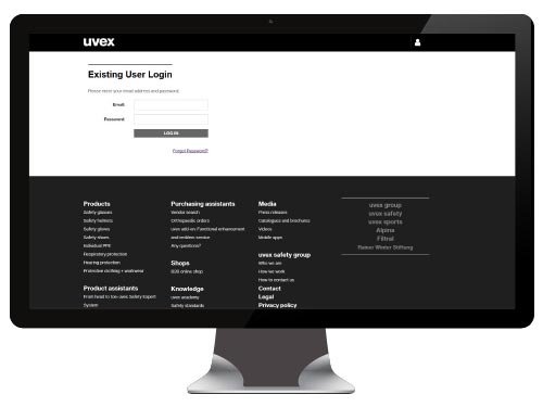 uvex Online Ordering System