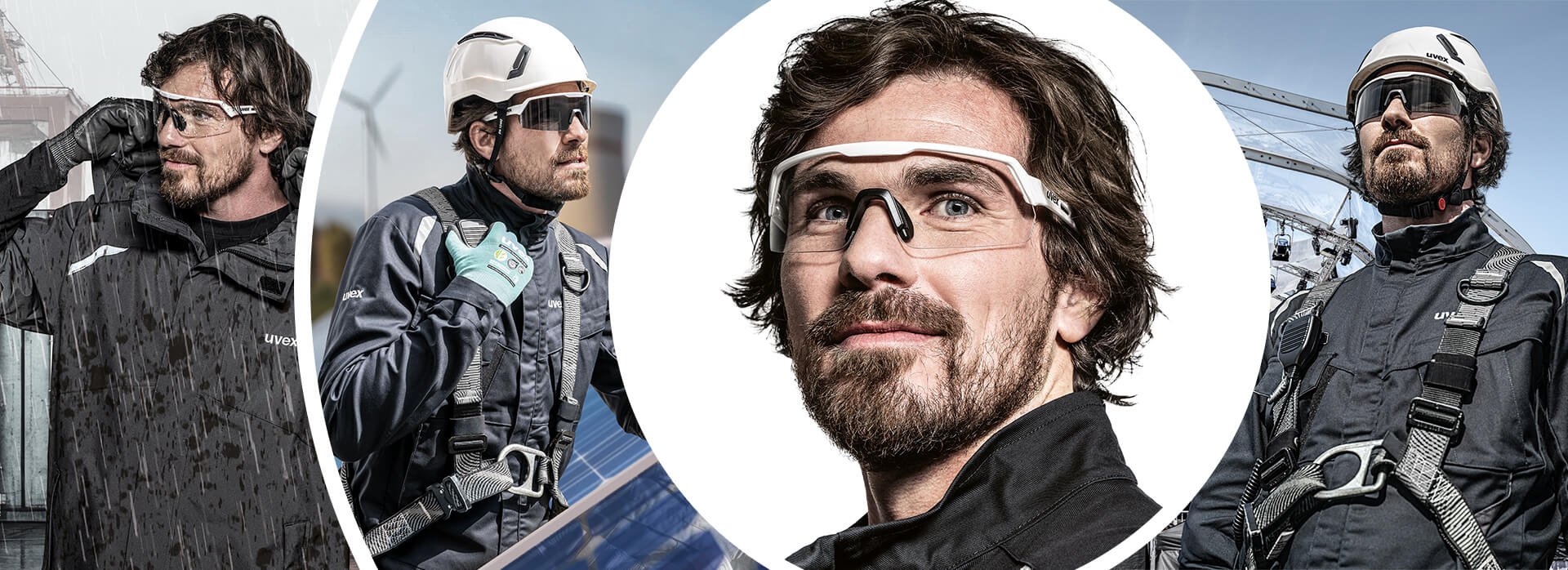 Schutzbrille im sportlichen Look