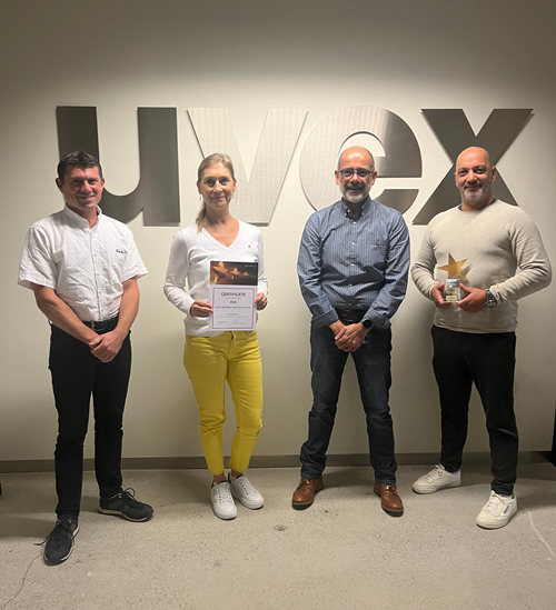 Verleihung des Safe Workplace Awards an die UVEX Arbeitssicherheit (Schweiz) AG