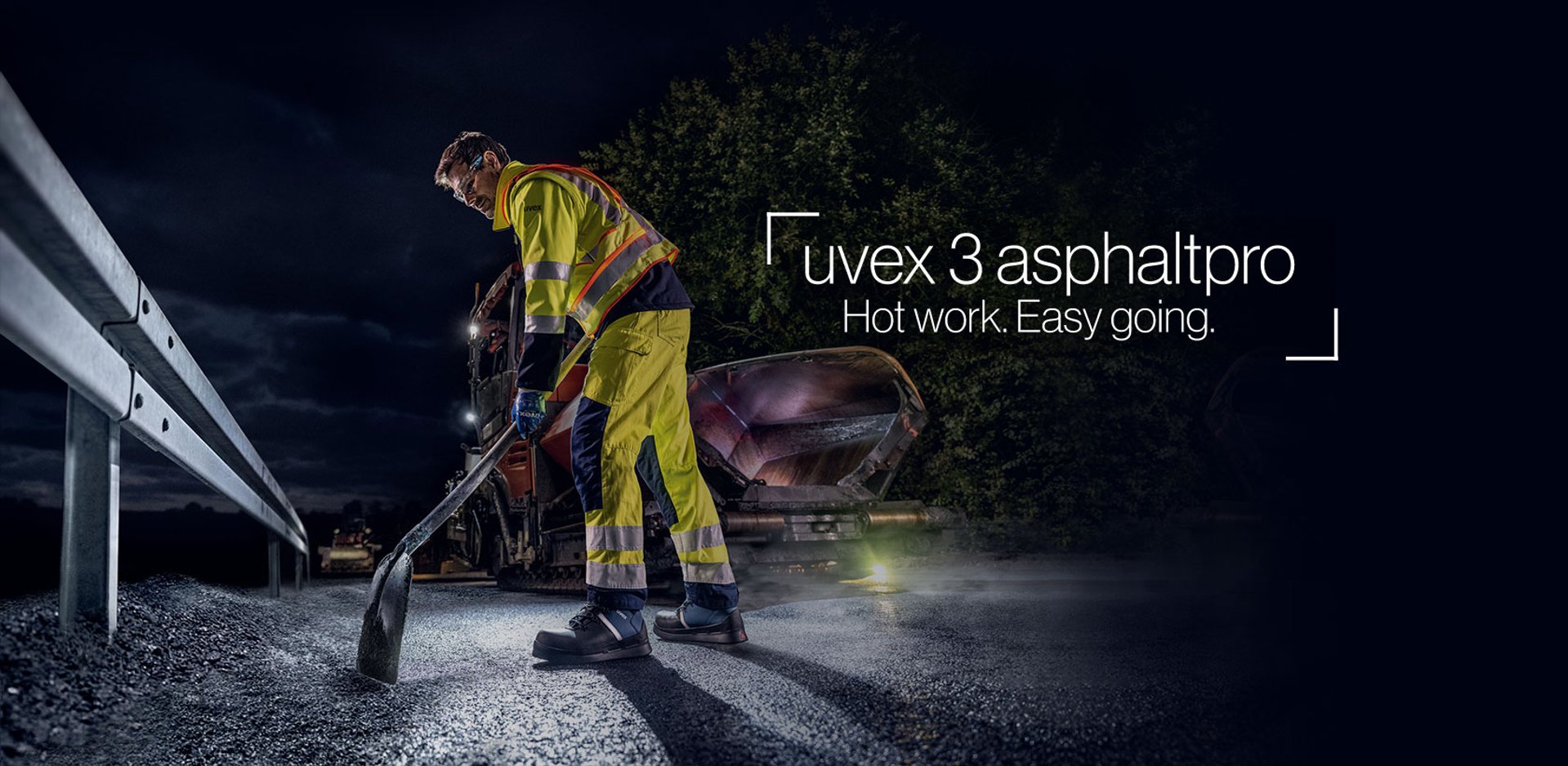 Hitzeisolierender S3 Sicherheitsschuh für Asphaltierarbeiten und Straßenbau