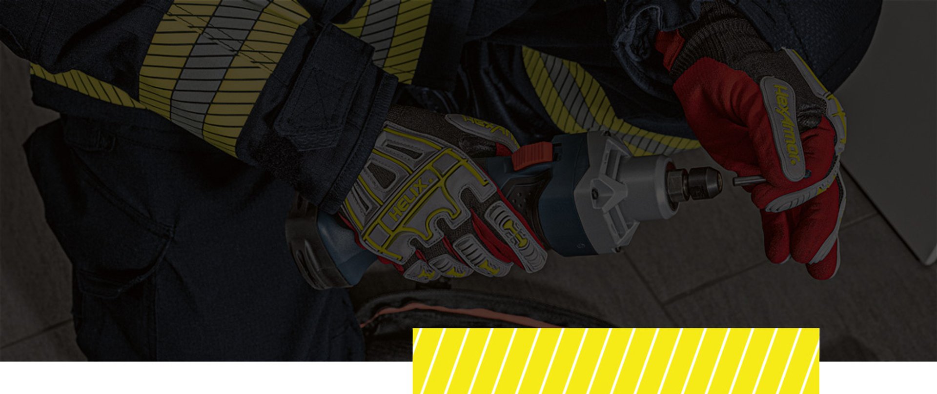 Extrication gloves and PPE for firefighters working in technical rescue