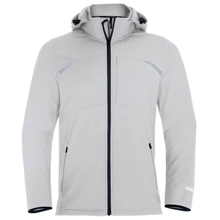 Veste de travail softshell uvex blanche