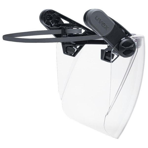 uvex vimox visor with elastic strap for a secure fit