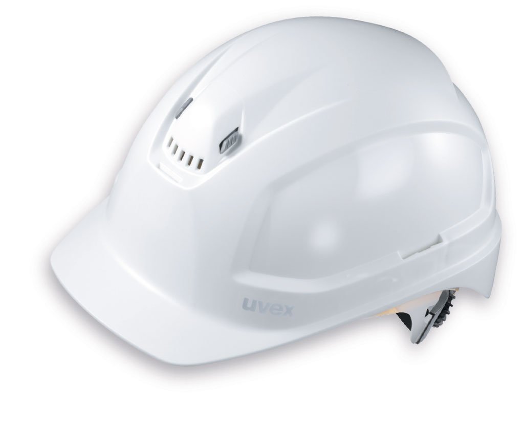 uvex pheos safety helmets with rotating size adjuster