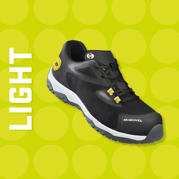 Affiche chaussures de sécurité MACSOLE SPORT de côté, légère 