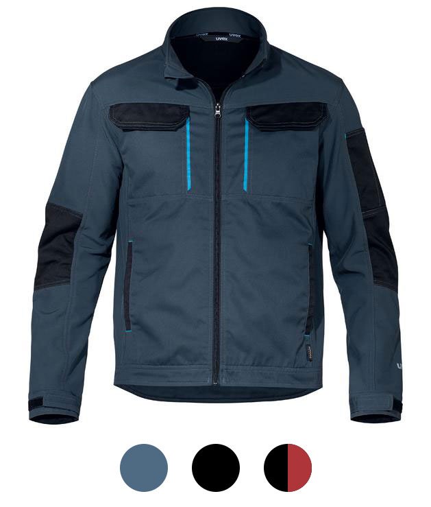 Atmungsaktive Softshell-Arbeitsjacke für Herren in blau