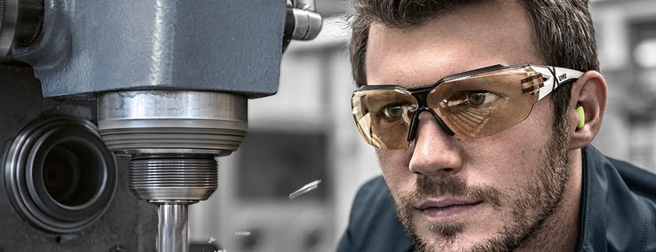 uvex safety eyewear ensures a perfect fit