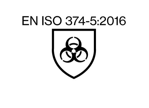 safety gloves standards and directives EN ISO 374-5 protection against bacteria and fungi