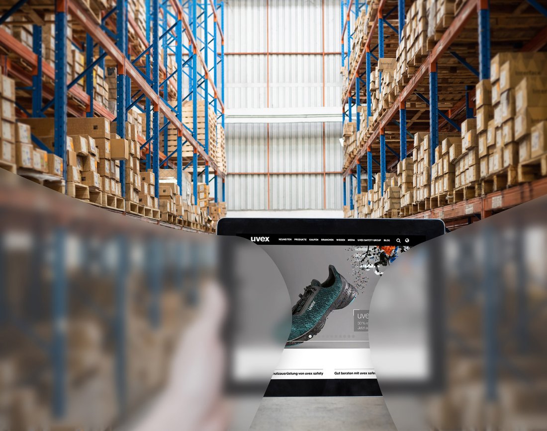 Schutzbrille mit Sehstärke und Gleitsichtscheiben Piccolo mit großem Fernbereich und Nahbereich und verkürzter Progressionszone