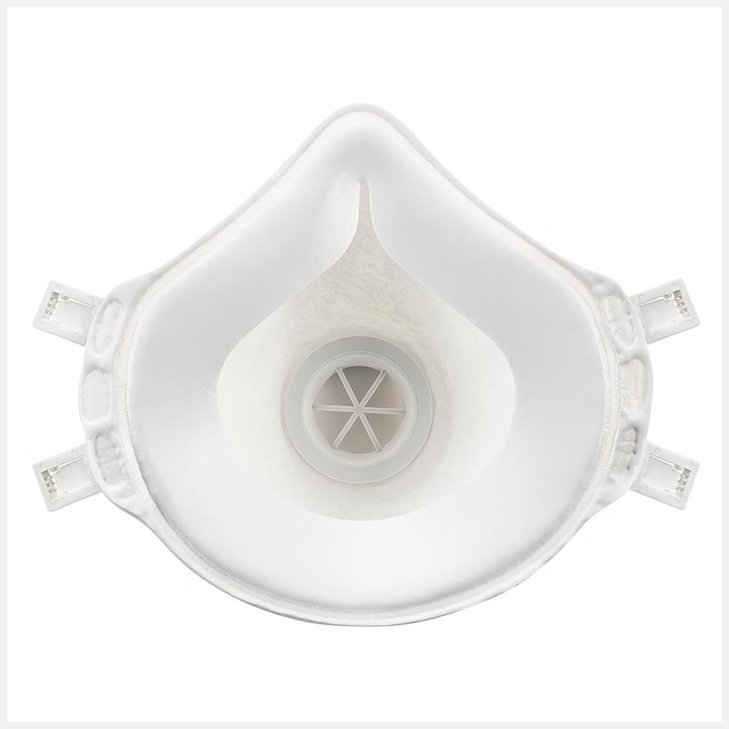 uvex respirators featuring multiple layers of filter material