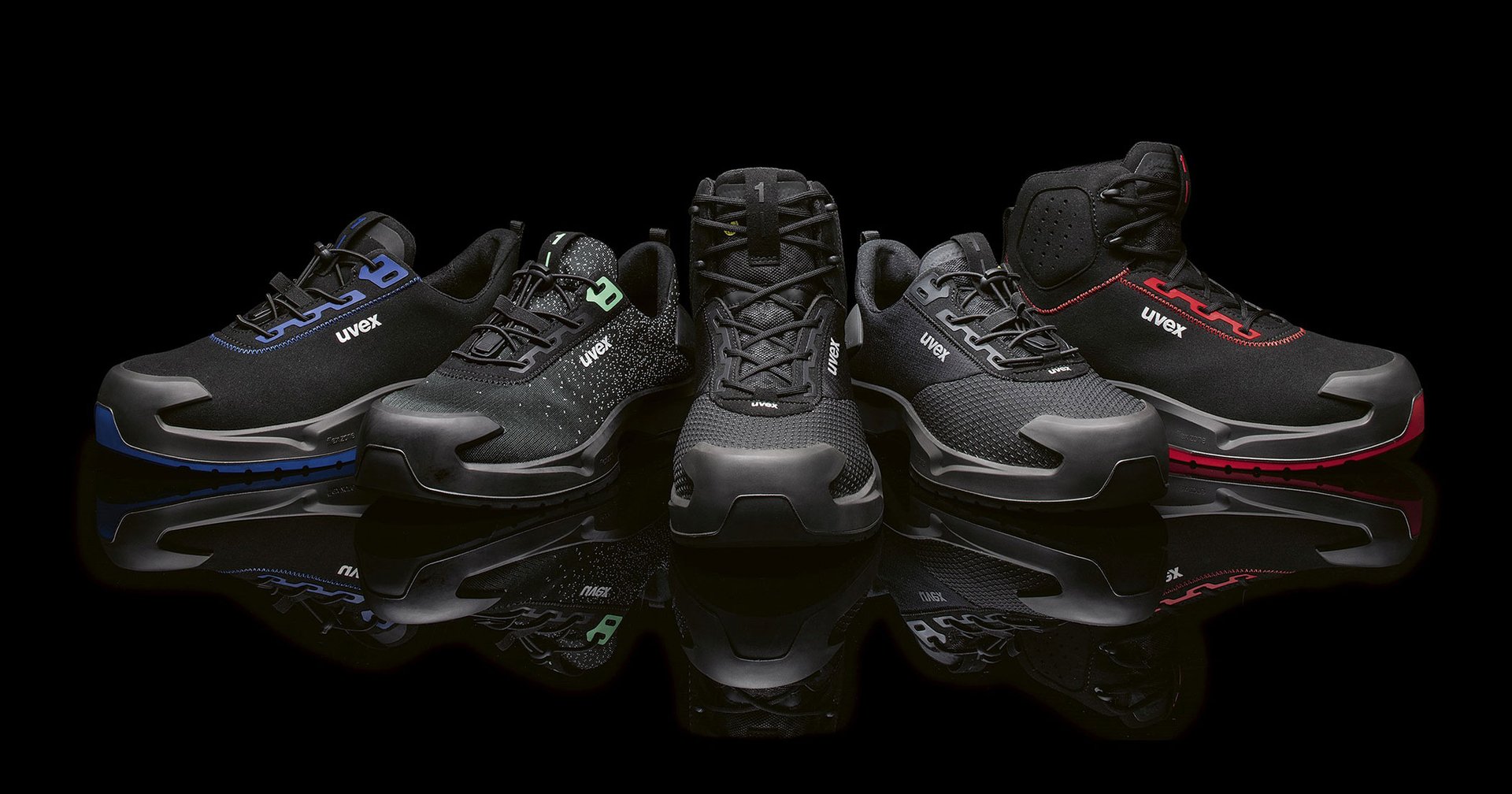 uvex 1 x-craft next level safety shoes product range