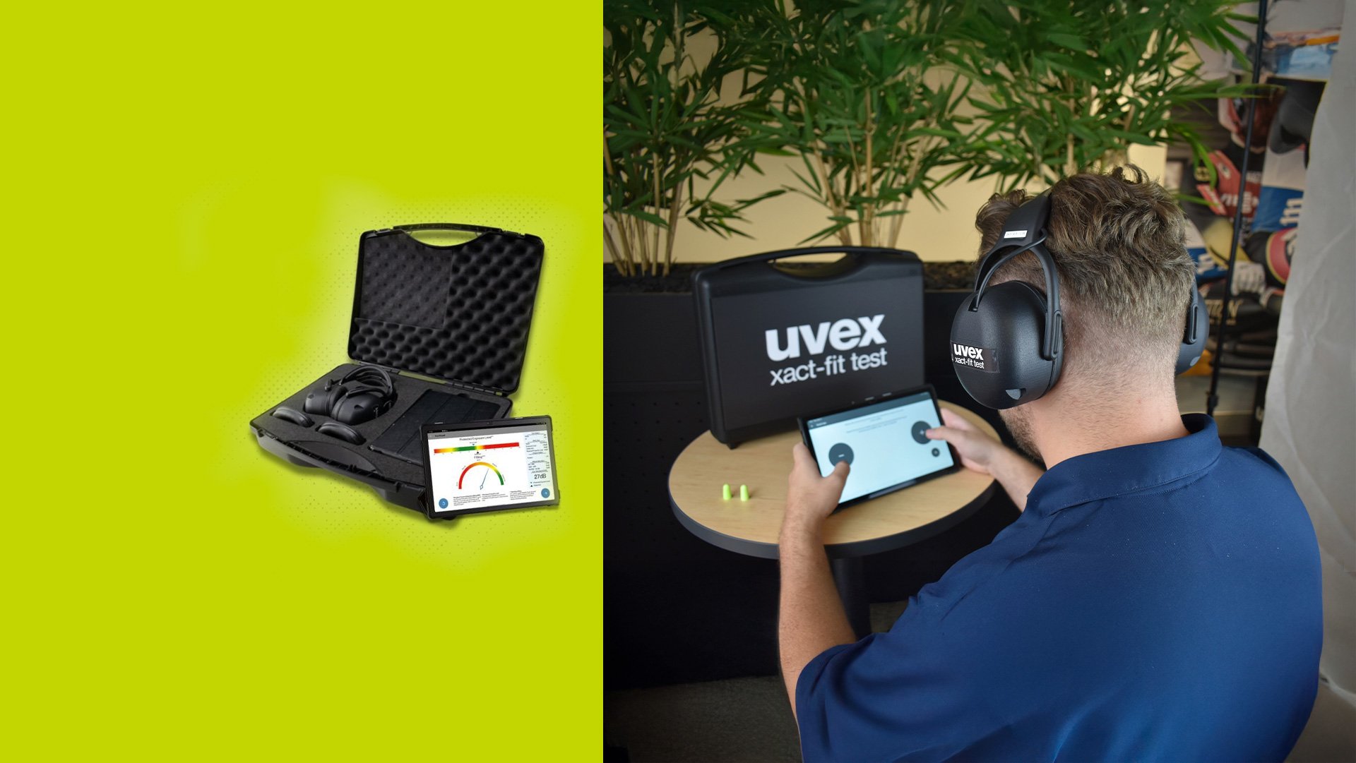 uvex xact-fit test system