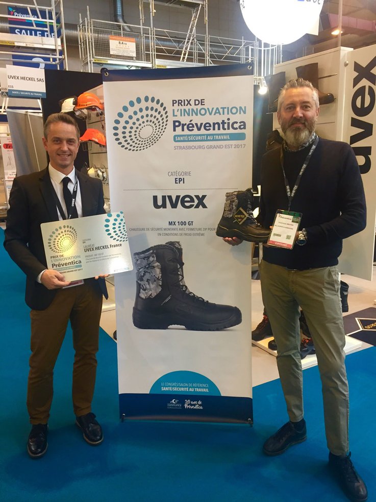 Innovation Prize 2017 for Heckel MX 100 GT safety shoe for extreme winter conditions