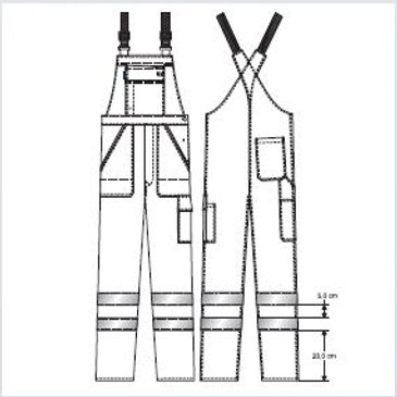 uvex add-on reflective strips on the leg
