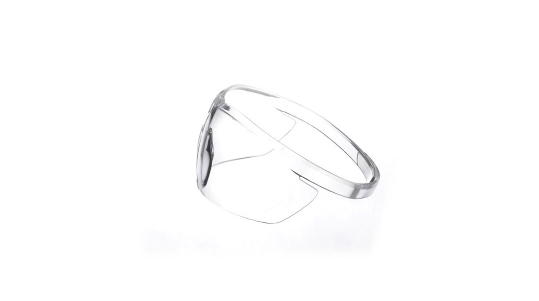 uvex pure-fit transparent safety glasses 360° view