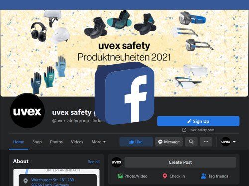 Follow uvex on Facebook