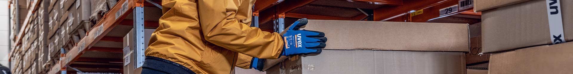 Lightweight, breathable safety gloves