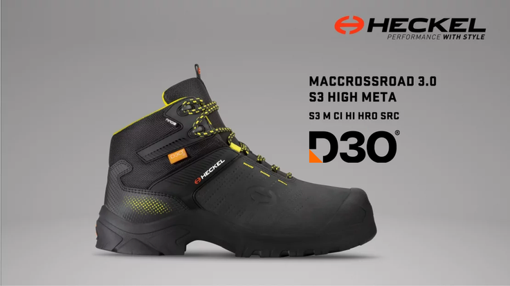 MACCROSSROAD 3.0 S3 HIGH META, safety shoes with D3O® metatarsal protection