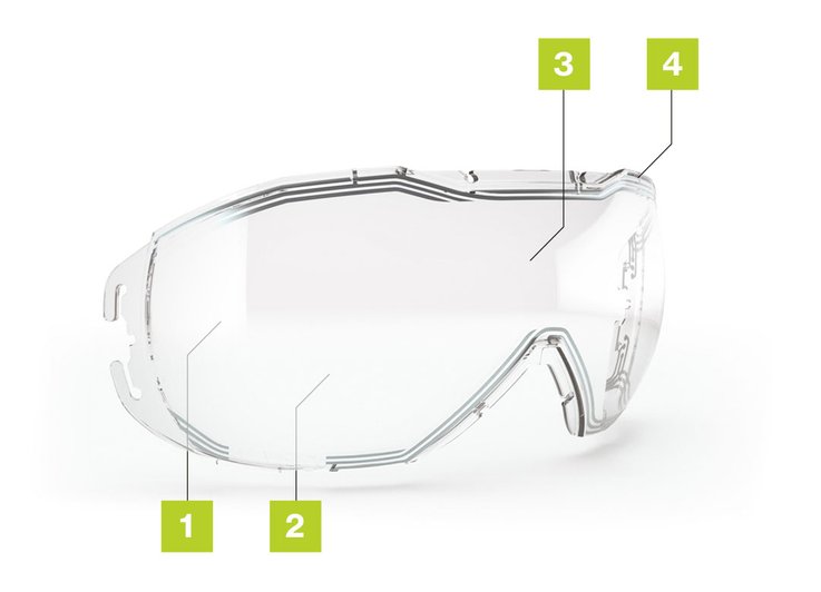 uvex safety glasses anti-fog and scratch resistant