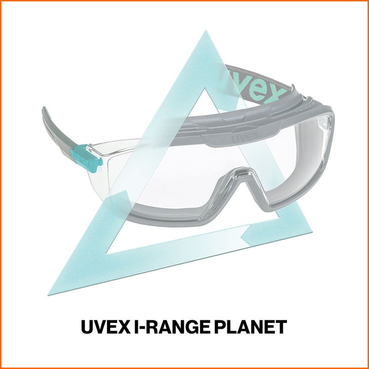 uvex i-range planet safety glasses