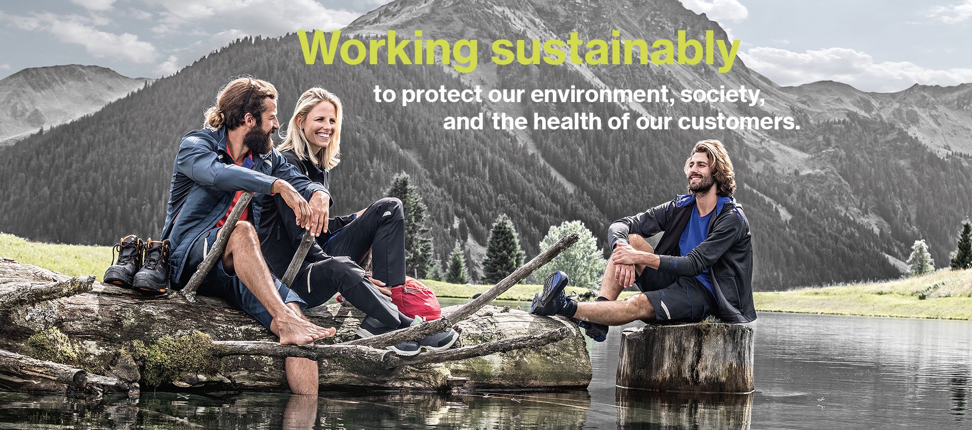 uvex sustainability website banner
