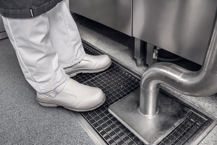 uvex 1 sport white Sicherheitsschuhe für Hygienebereiche, Reinraumanwendungen, Lebensmittelindustrie, Pharmaindustrie, Industrieküchen und Gastronomie