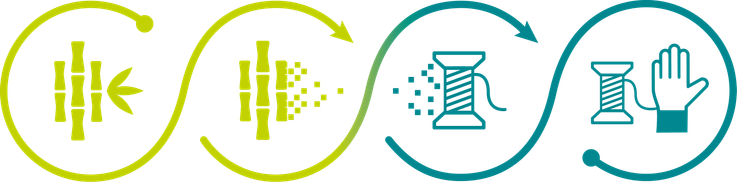 [Translate to French:] River Chart: from the plant to the glove