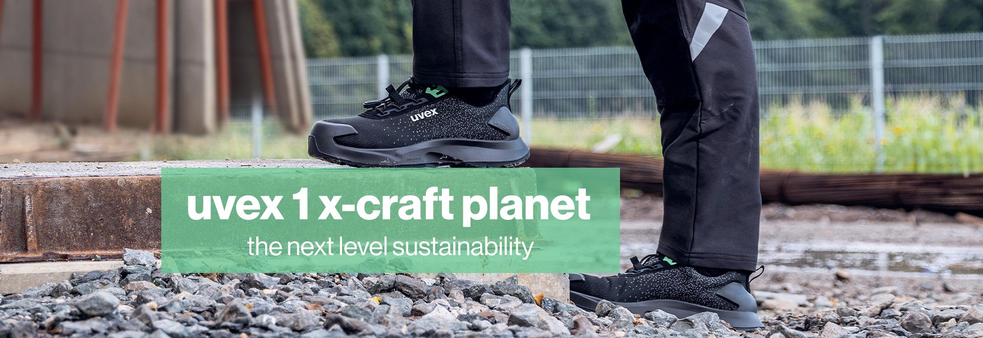 uvex 1 x-craft planet sustainable work shoes and safety shoes
