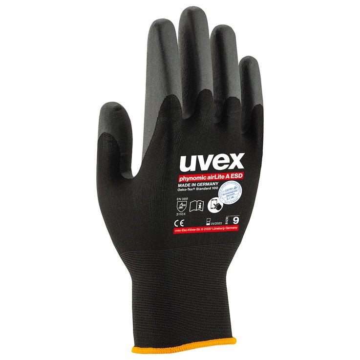 uvex phynomic airLite type A ESD sensitive working gloves