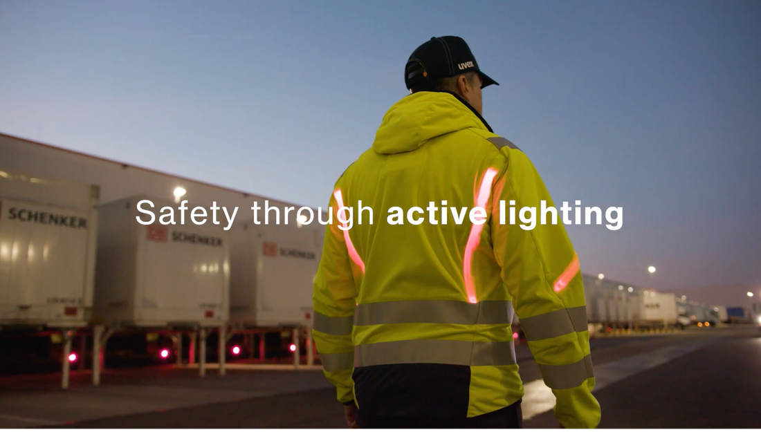 [Translate to Danish:] uvex active protection lighting vest video