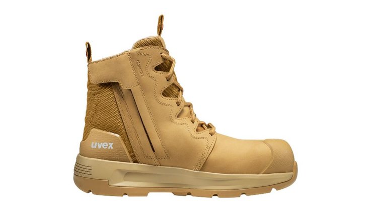 uvex 3 x-flow womens tan work boots
