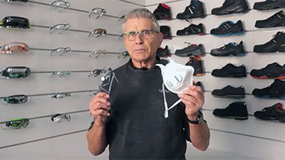 How to fit your mask and eyewear correctly