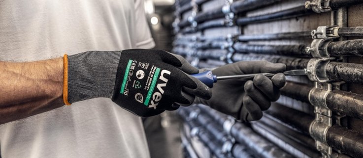 sustainable gloves uvex phynomic XG planet