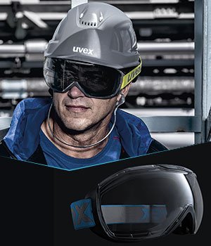 Discover the new uvex megasonic goggles