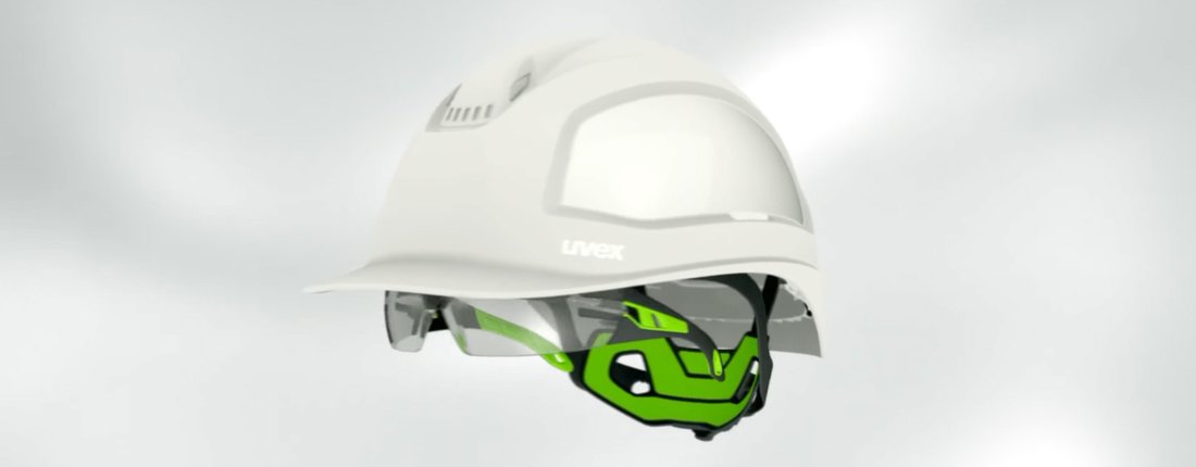 Comfortable und safe uvex pheos protective helmet