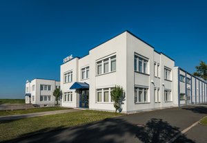 Company building, foundation of FILTRAL GmbH & Co. Vertriebs KG, subsidiary of uvex