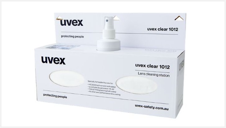 uvex lens cleaning solution