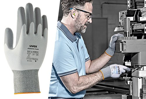 uvex phynomic foam safety glove