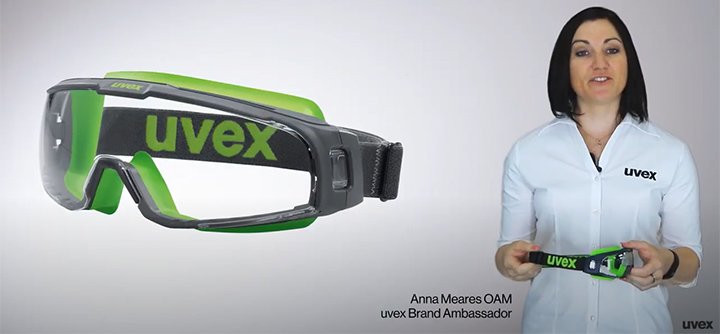 Anna Meares reviews uvex u-sonic safety goggles