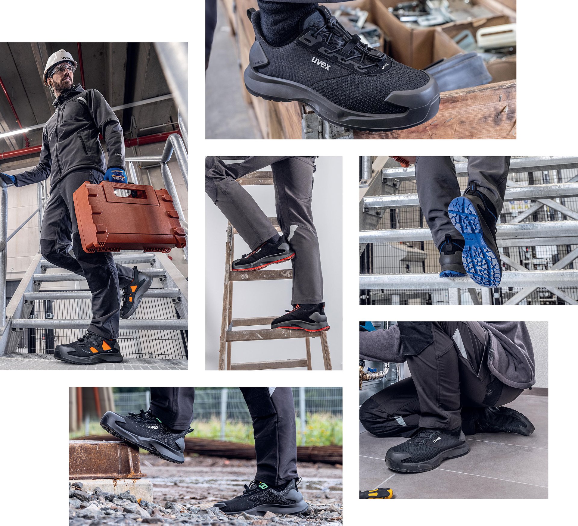 uvex 1 x-craft flexible and ergonomic work shoes and safety shoes