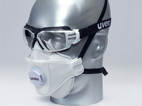 Combination with uvex protective eyewear